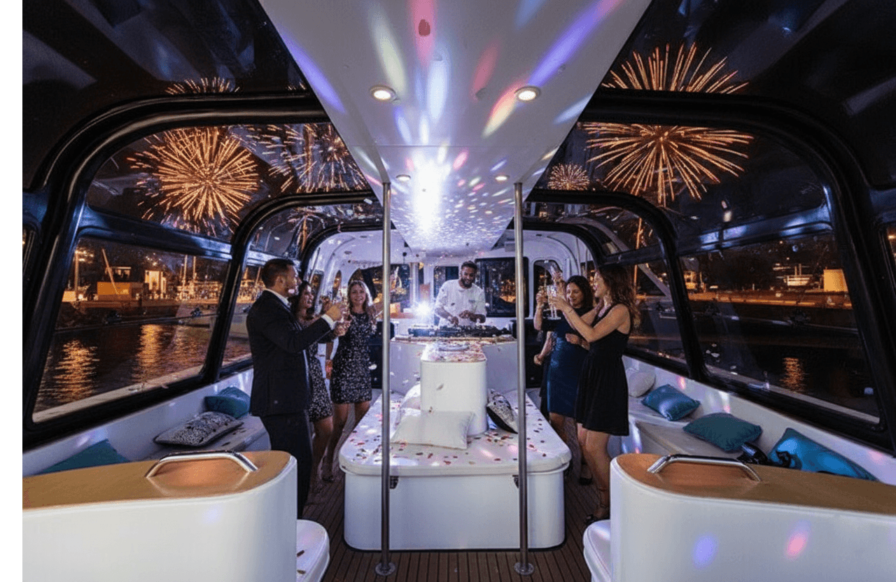🎆 New Year’s Eve Luxury Boat – DJ, Buffet & Open Bar - Photo 6